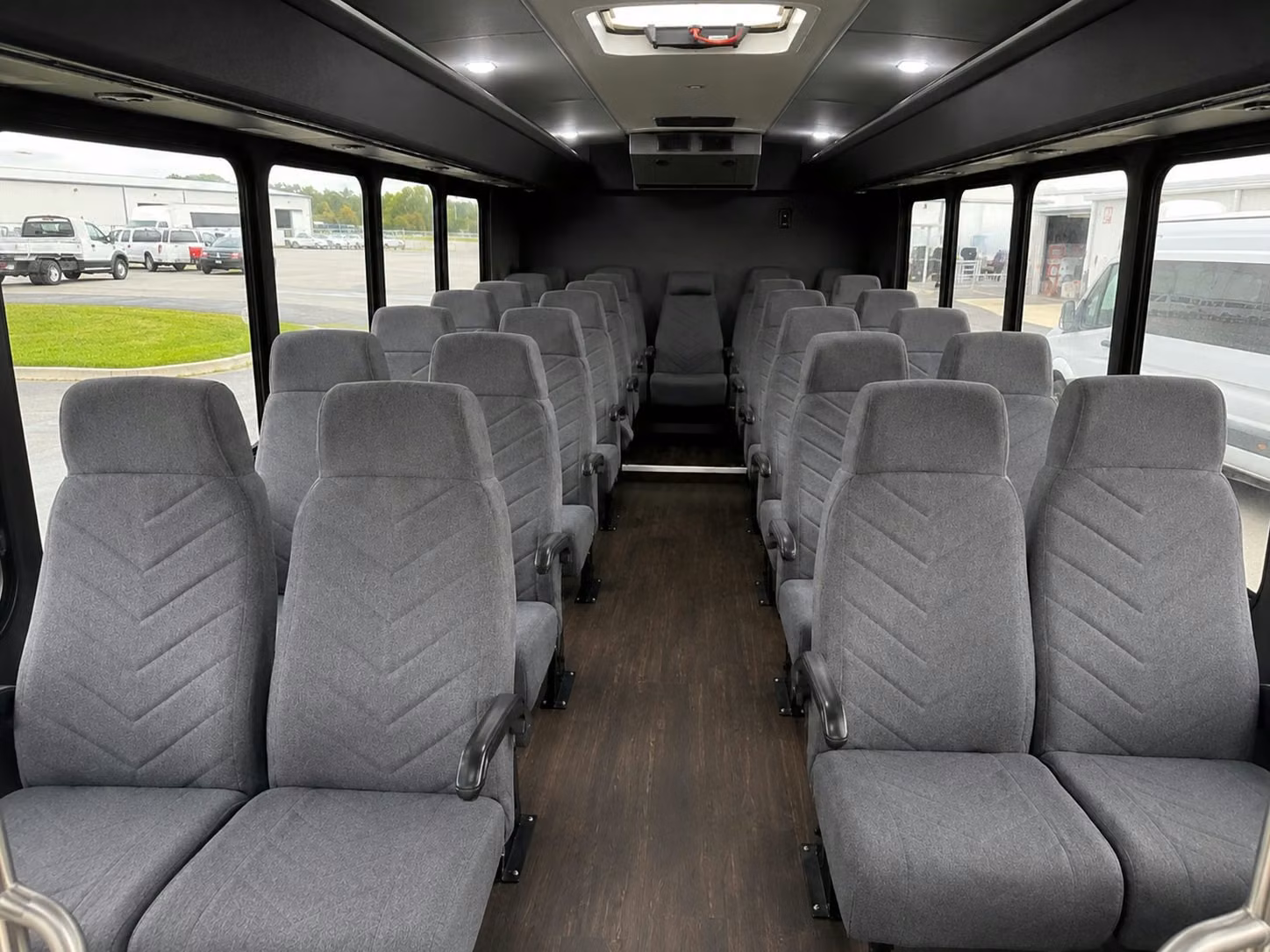 15 passenger minibus interior