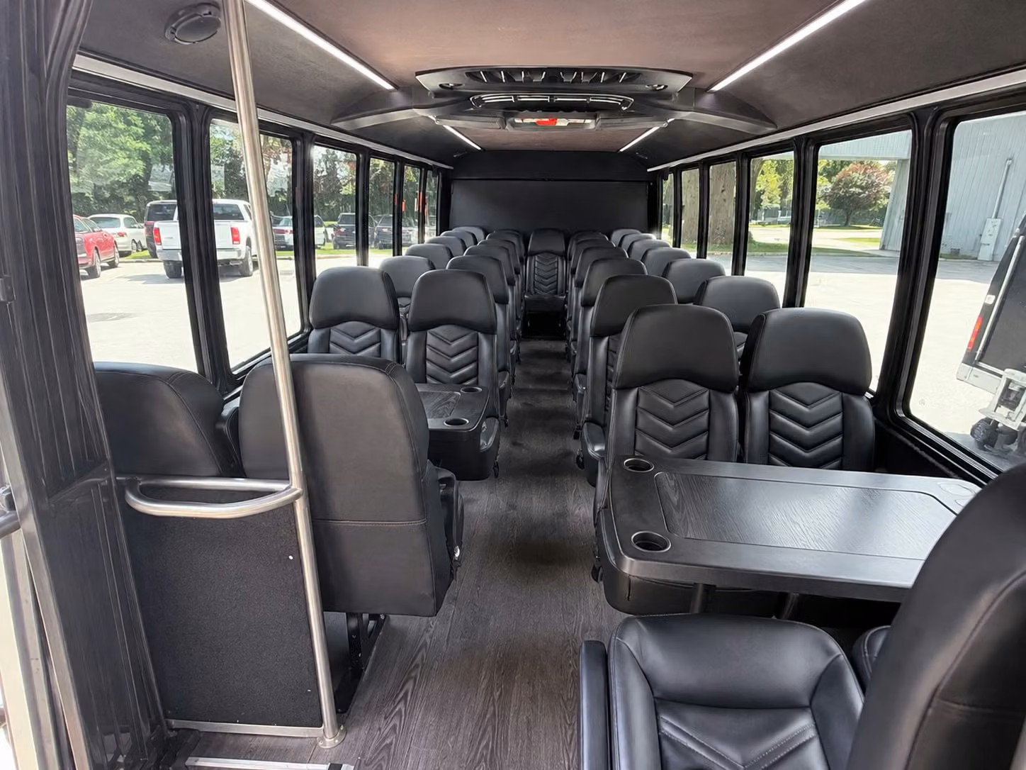 18 passenger minibus interior