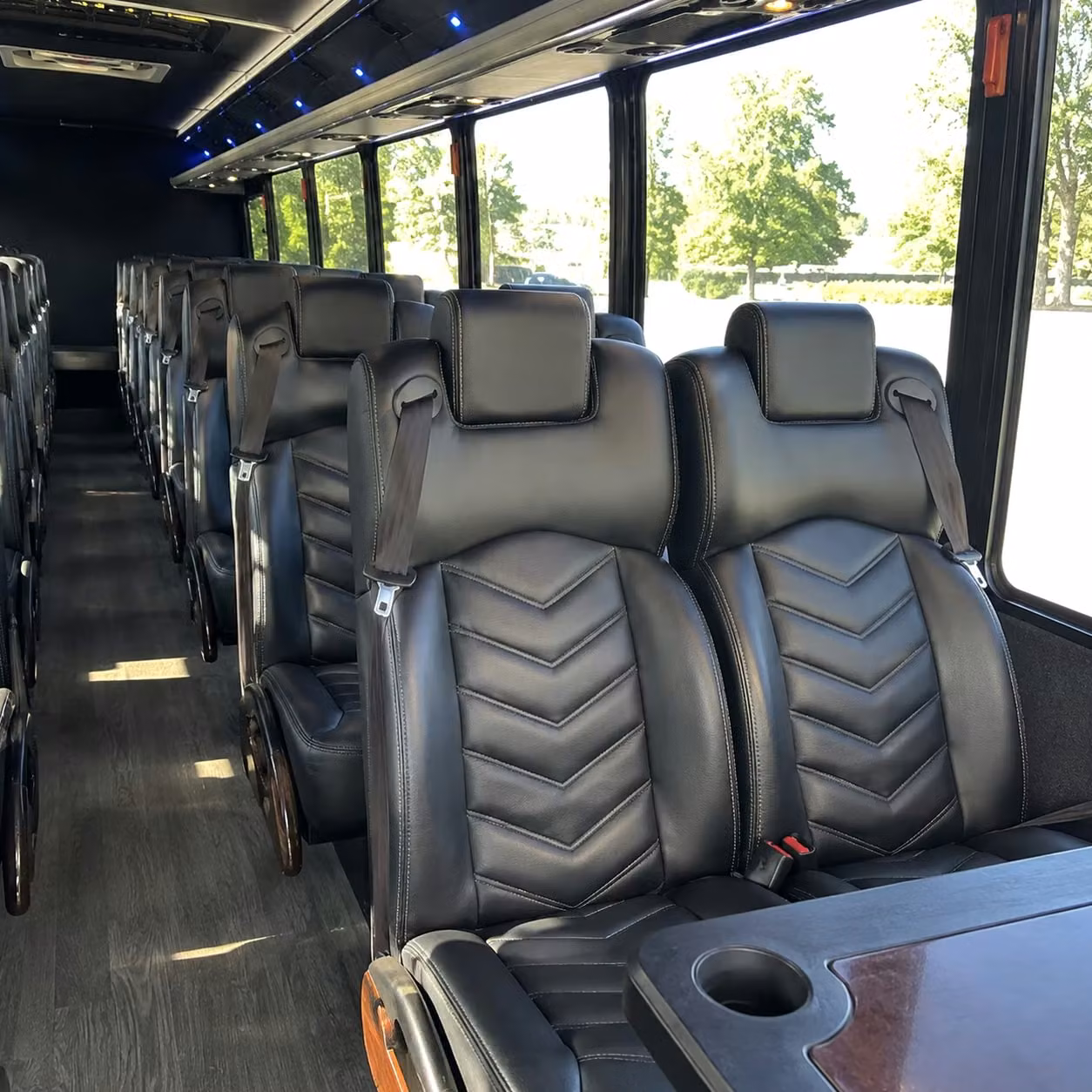 25 passenger minibus inside