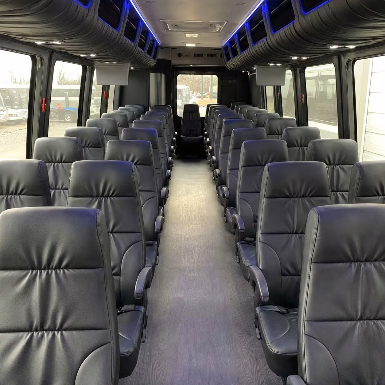30 passenger minibus interior